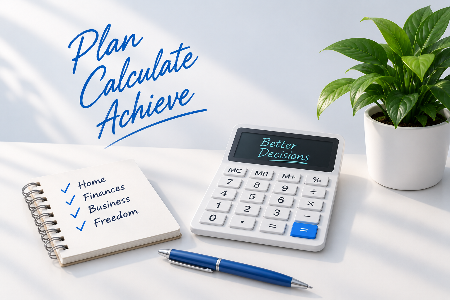 Plan, Calculate, Achieve
